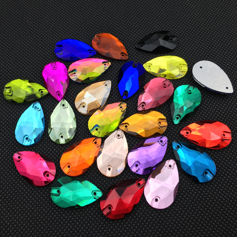 Costura em forma de lágrima pa - Sew On Rhinestone avaliação e preço