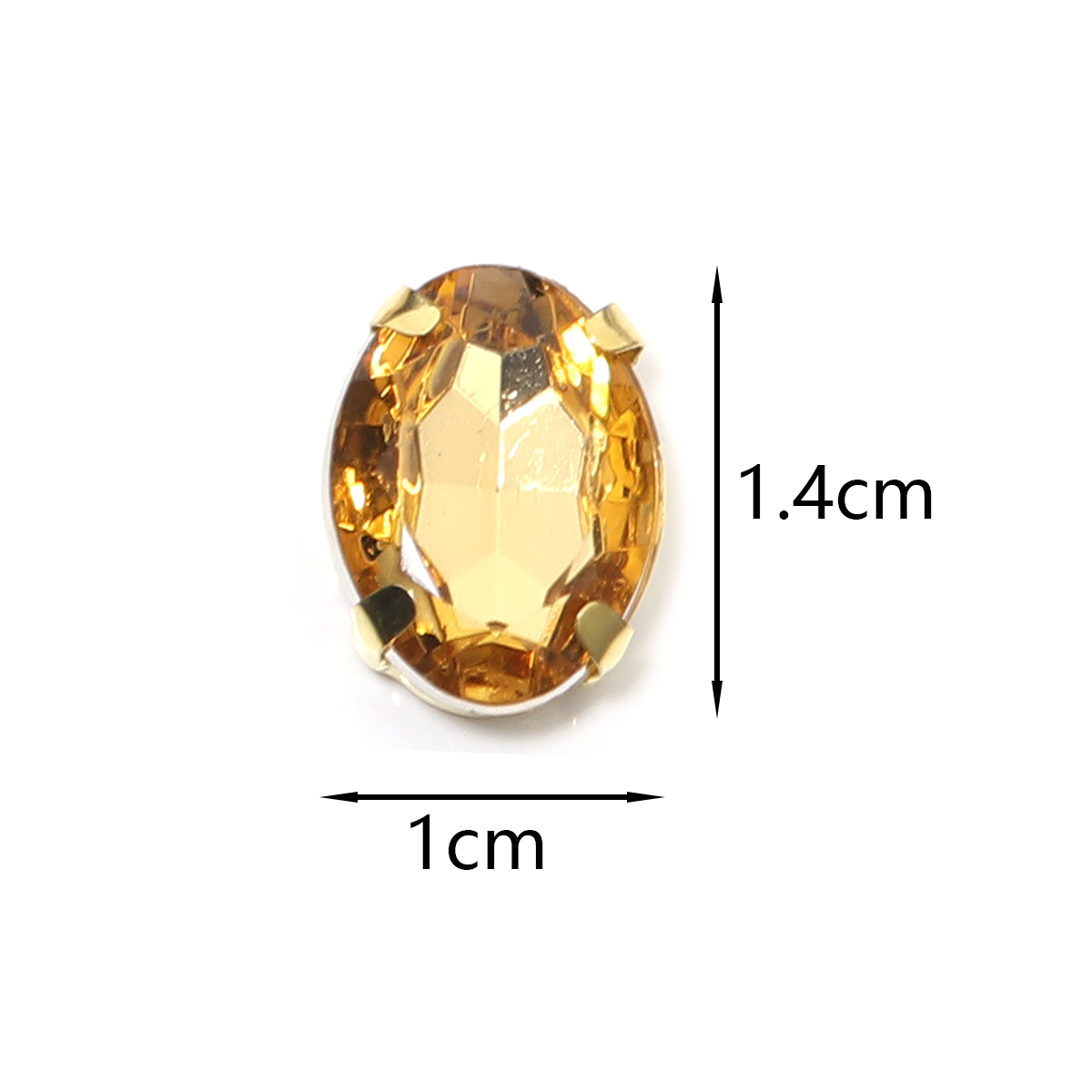 Aço inoxidável Forma Oval Vidr - Sew On Rhinestone avaliação e preço